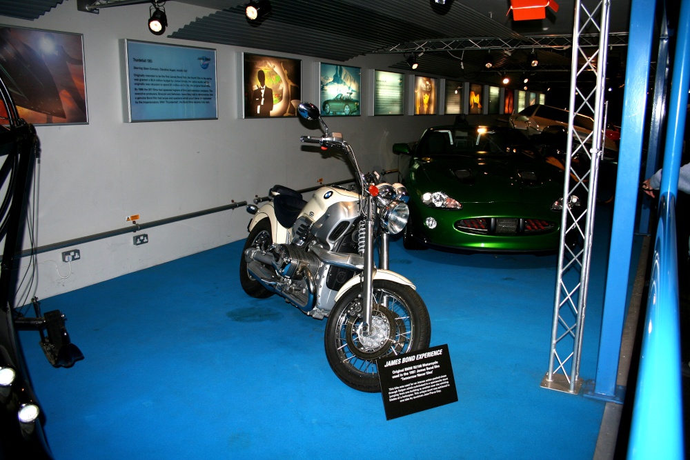 Vehicles used in the James Bond films,Beaulieu National Motor Museum,Beaulieu,Hampshire photo by Steve Elson