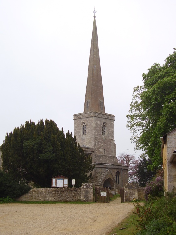 The parish church at Church Hanborough, Oxfordshire