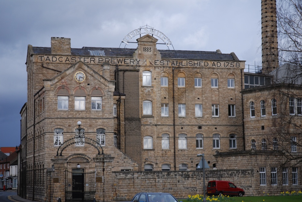 Photograph of John Smith brewery in Tadcaster, North Yorkshire. 18 March 2007