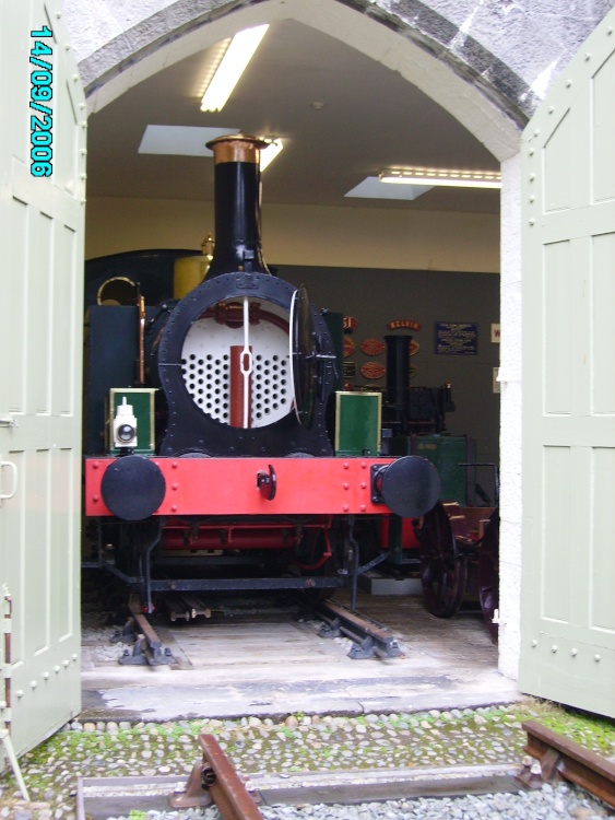 Train museum in Penrhyn Castle in Bangor, North Wales