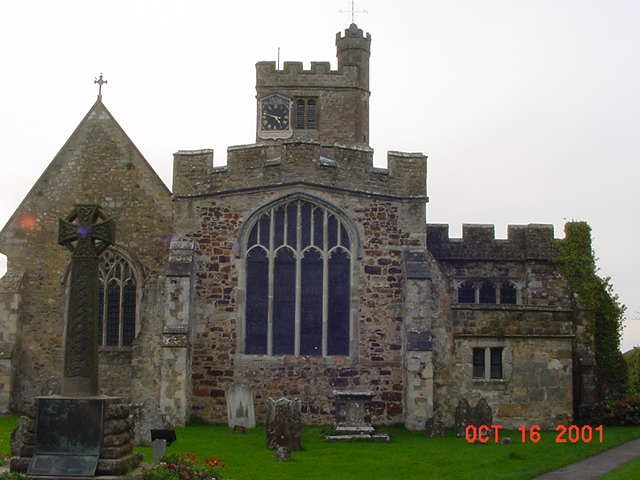 Photograph of Rear of All Saints Church, Biddenden, Kent, England
