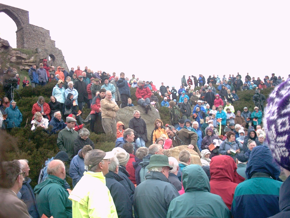 Photograph of Open air celebration at Mow Cop. 2.30pm Sunday, 27th May 2007