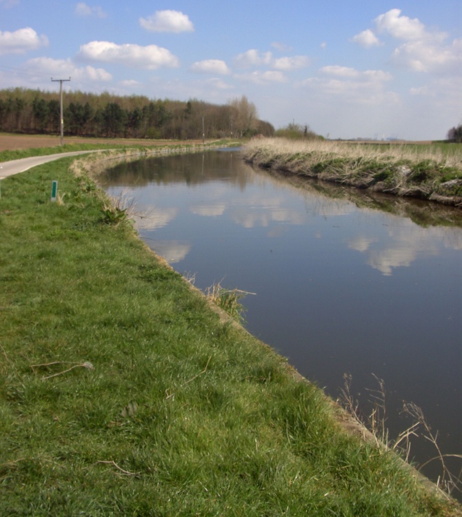 Chesterfield Canal in Nottinghamshire runs past the Babworth Woods, these are views as we walked.