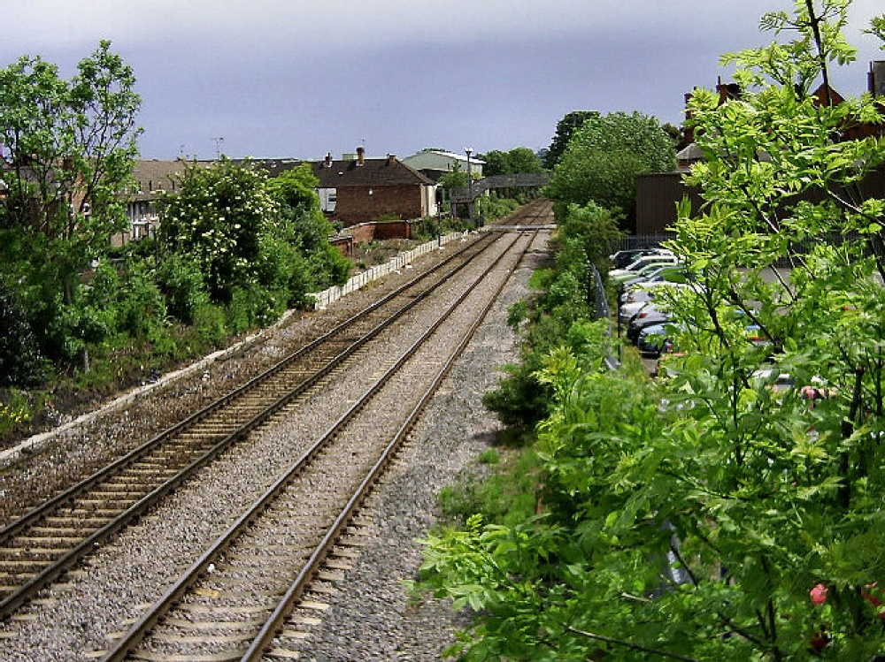 Railway goods line, Long Eaton, Derbyshire.