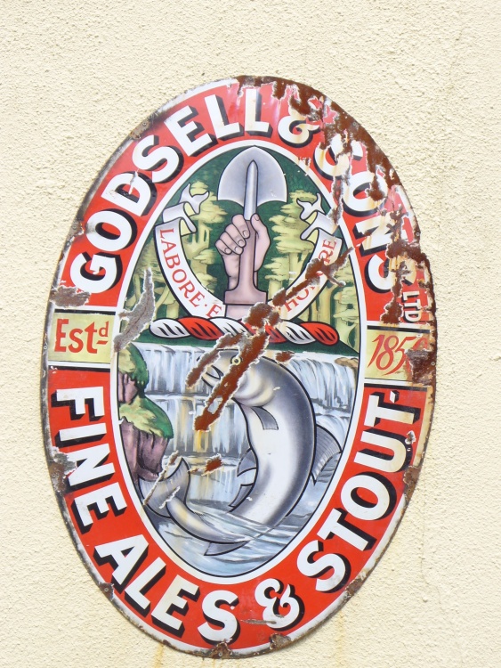 Old pub sign. Frampton on Severn