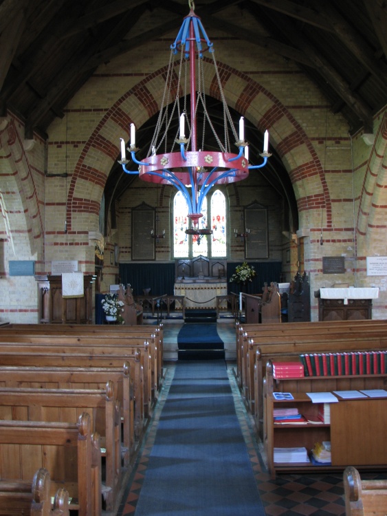Thorley Church. Thorley Street, on the Isle of Wight