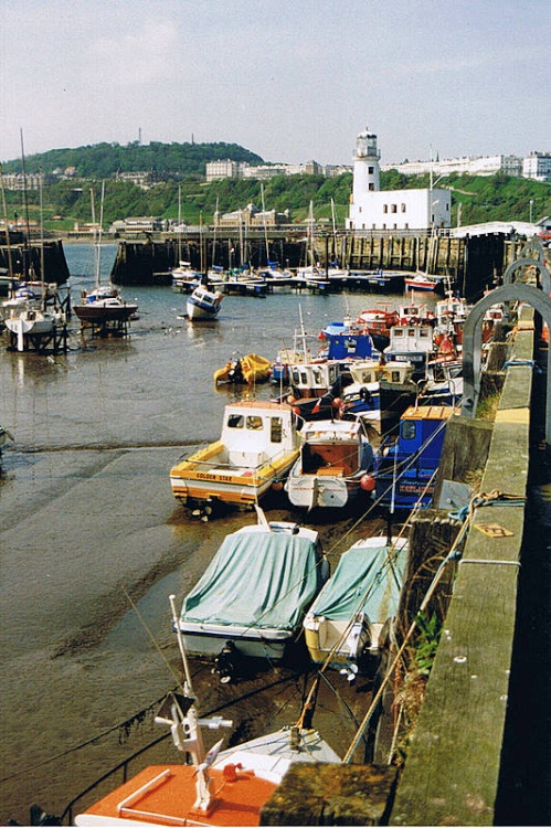 Scarborough harbour, North Yorkshire