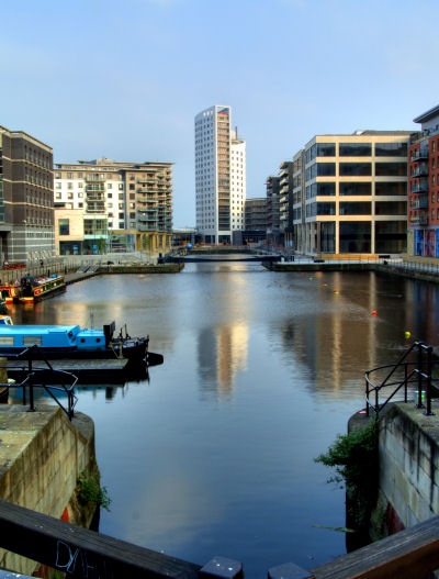 Clarence Dock from The Lock. Leeds