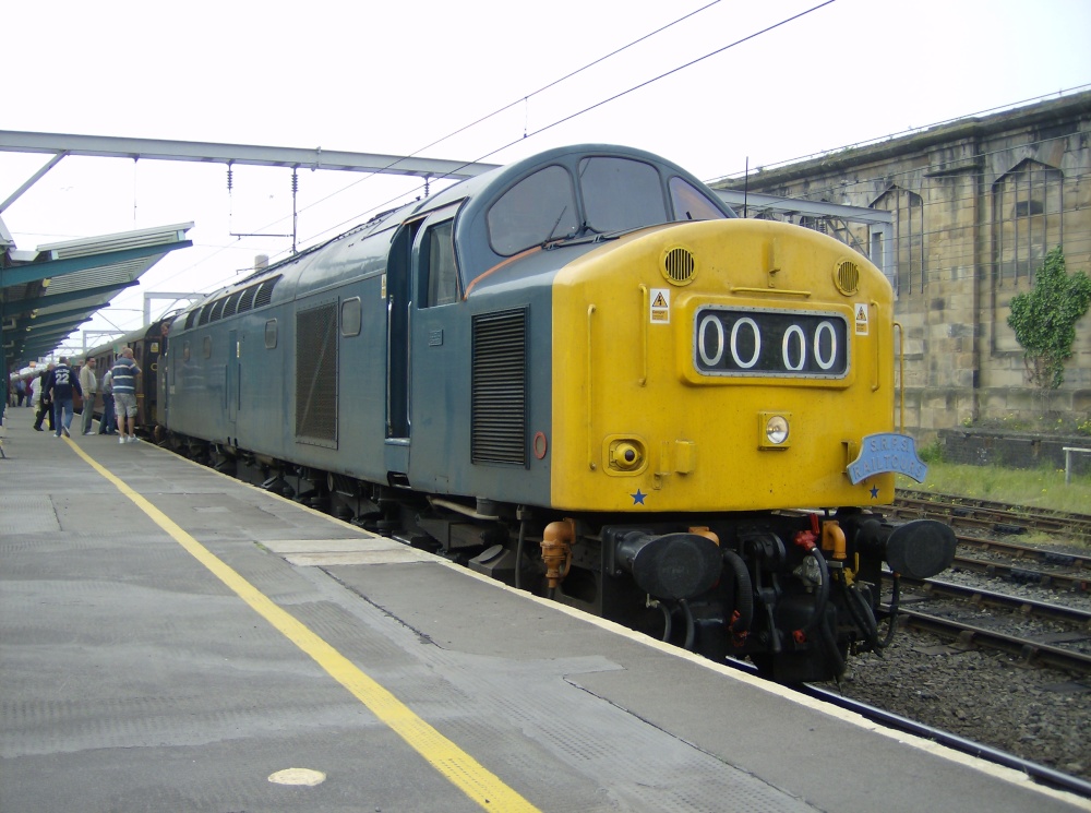 40145 - Preserved Diesel at Carlisle Railway Station