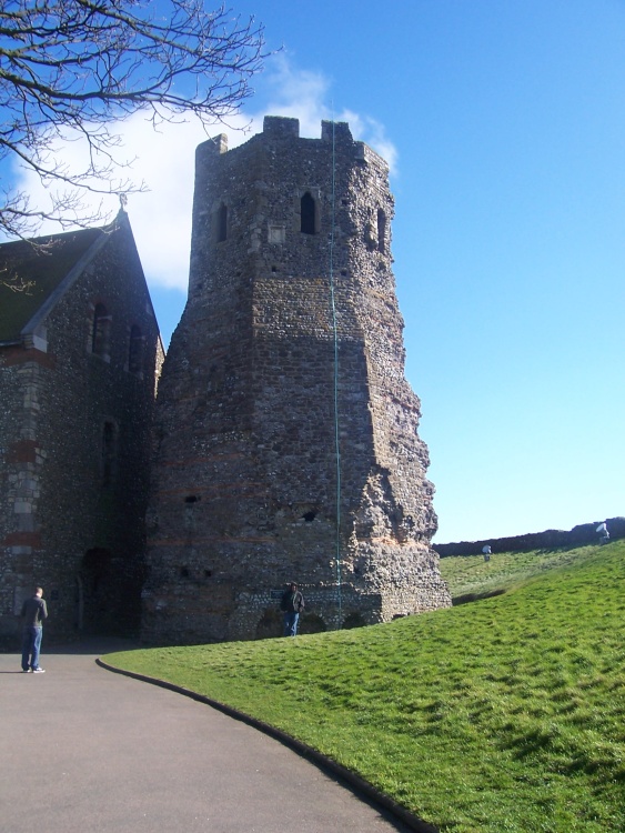 The Roman lighthouse at Dover Castle
