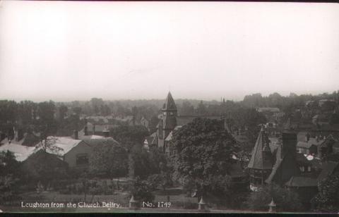 Photograph of Loughton from The Church Belfry of St Mary's Church