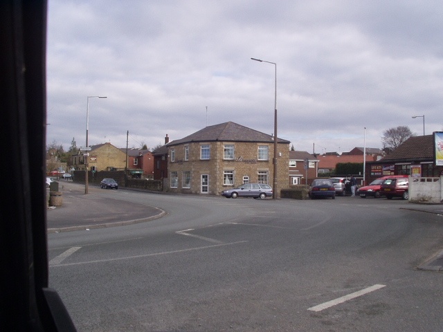 Photograph of Billinge main street, Merseyside