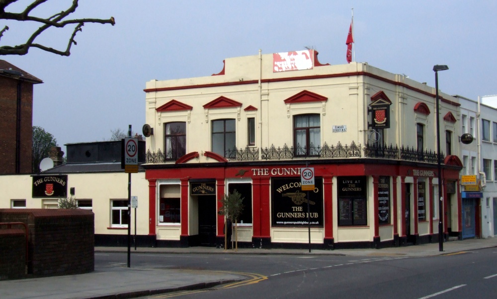 The Gunners Pub.