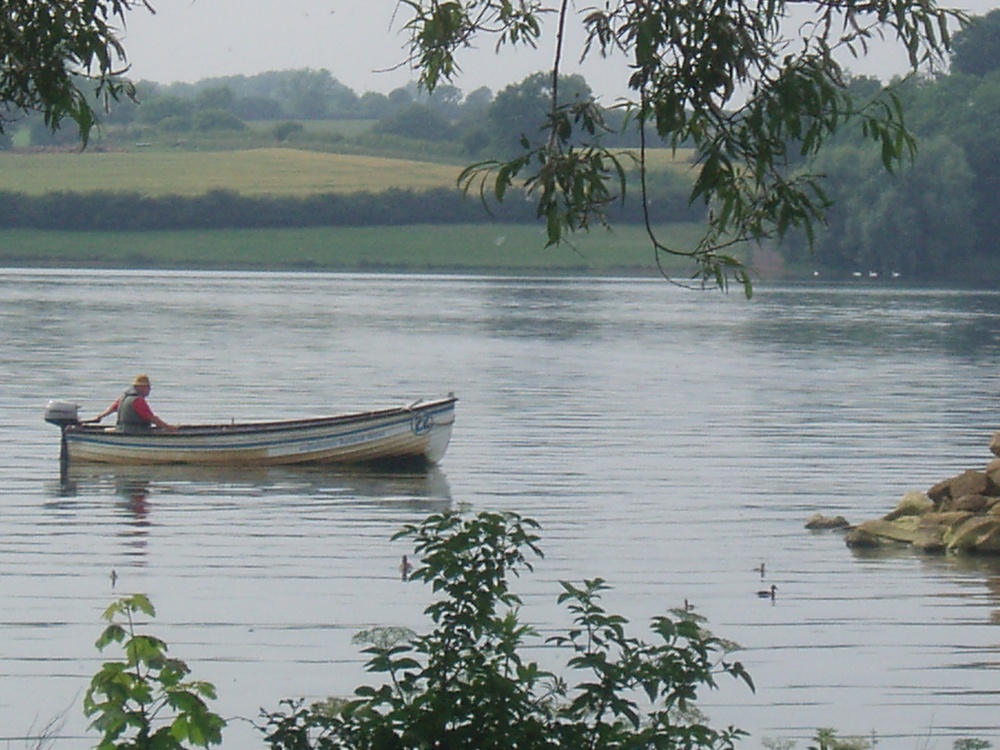 A Boatman On Rutland Waters