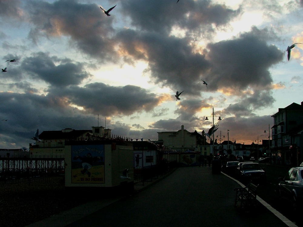 Evening skies. Bognor Regis, West Sussex