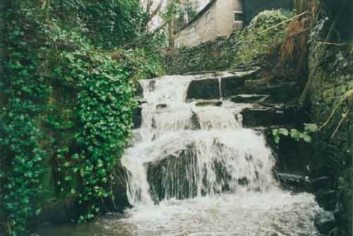 Cottingley beck waterfall