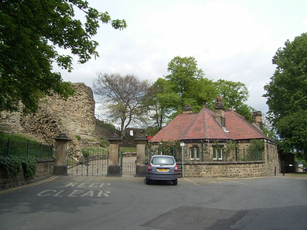 Entrance to Pontefract Castle.