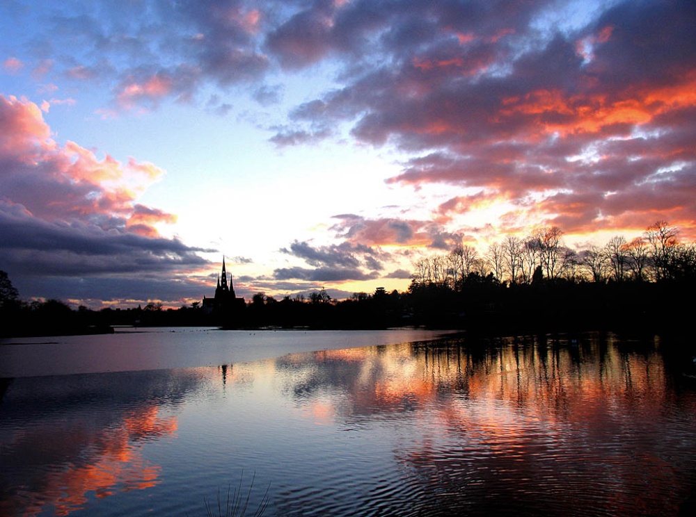 Lichfield Cathedral, Lichfield, Staffordshire. photo by John Godley