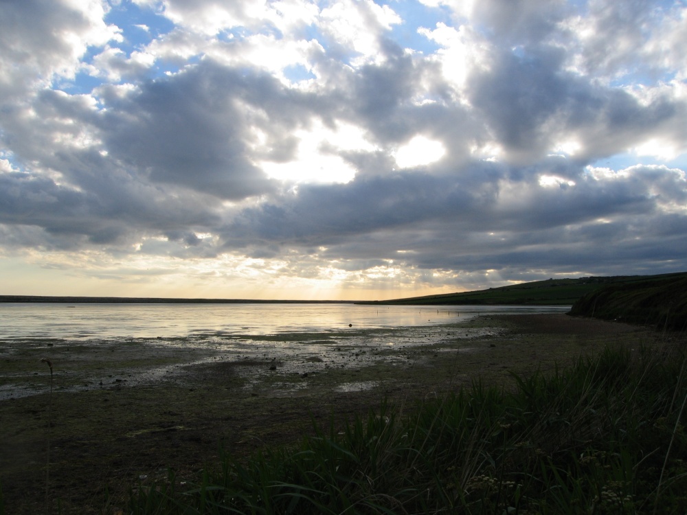 East Fleet Lagoon near Weymouth, Dorset