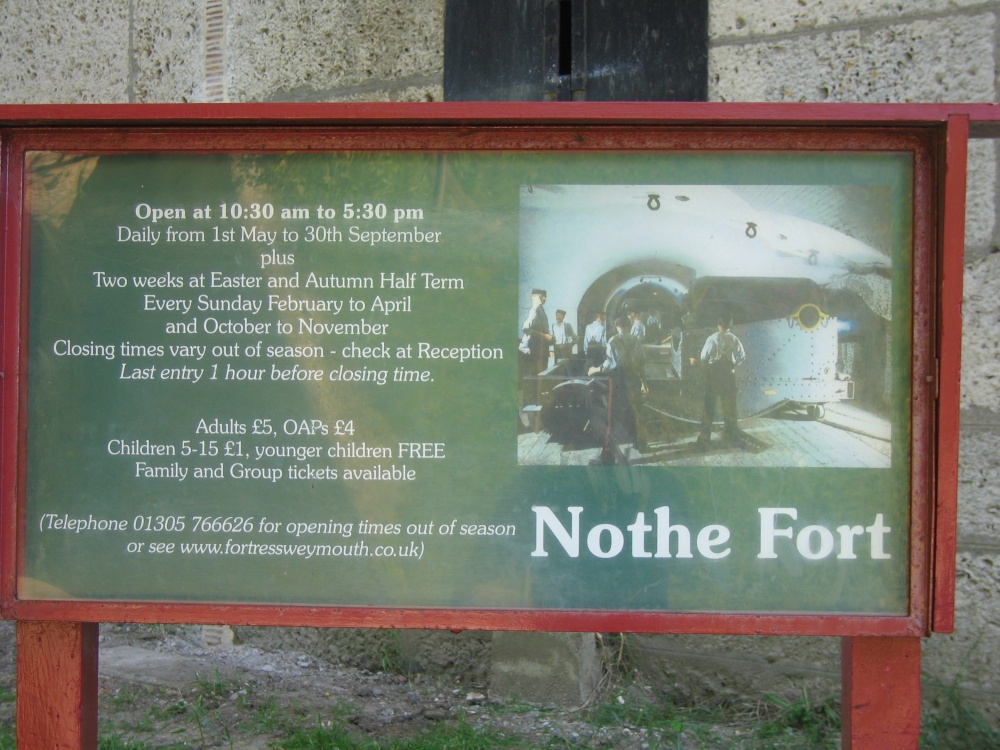 Nothe Fort, Weymouth