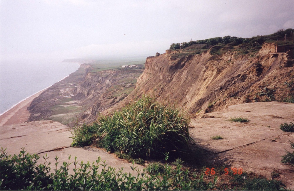 Photograph of Dramatic clifftop view - Blackgang Chine, Isle of Wight
