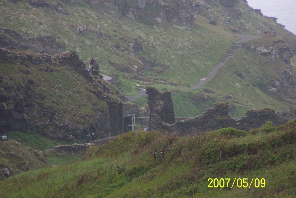 Castle ruins, Tintagel, Cornwall photo by Karen Richardson