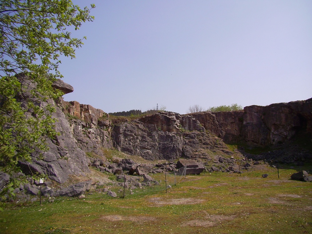 Disused Quarry Works On The Tissington Trail