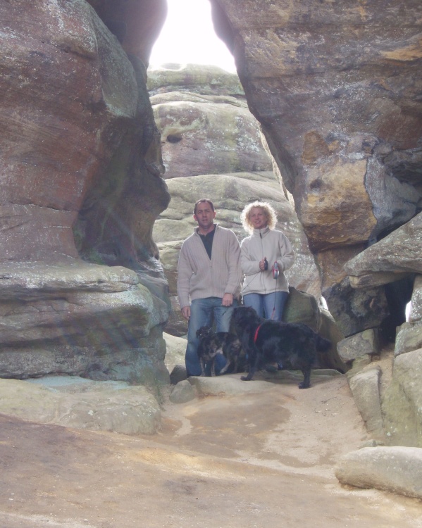 Framed by Brimham Rocks