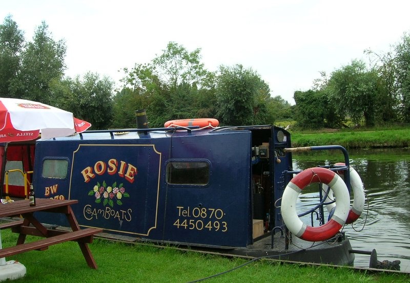 Photograph of The Rosie boat, Fen Ditton, Cambridgeshire