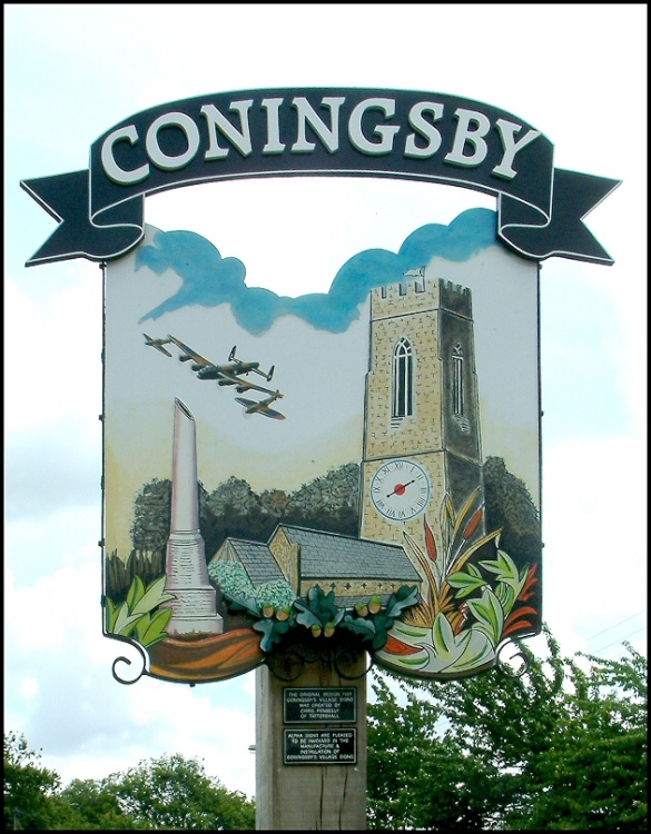 Village Sign, Coningsby, Lincolnshire
