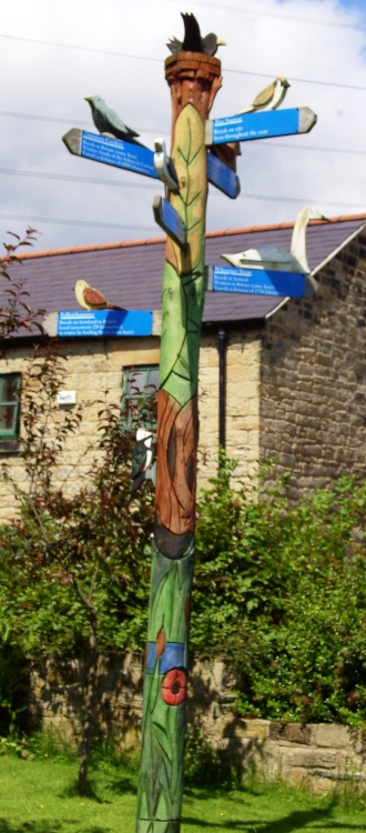 Sign Post at the RSPB Old Moor, Wombwell, South Yorkshire