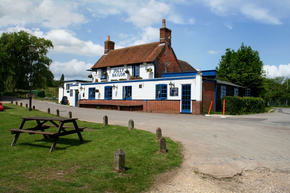 Jolly Sailor pub, Ashlett Creek, Fawley, Hampshire