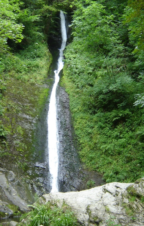 White Lady Waterfall at Lydford Gorge