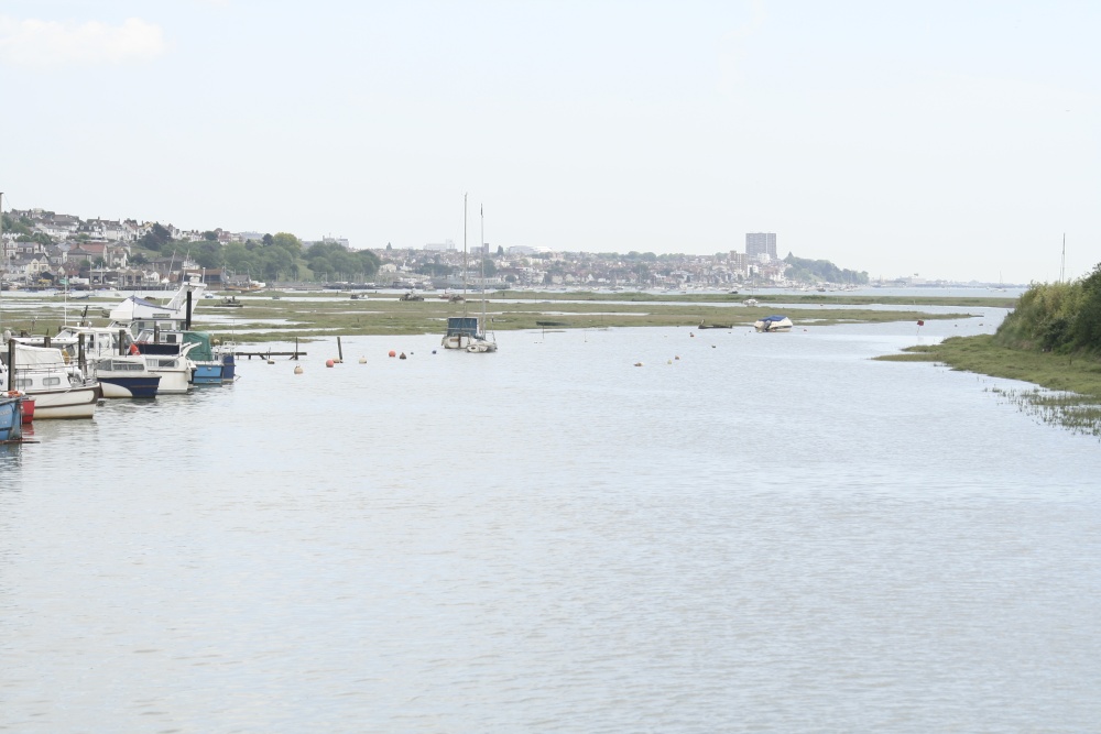 The creek between Leigh-on-Sea and Two Tree Island, Essex