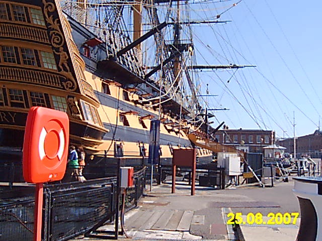 Side view of HMS Victory