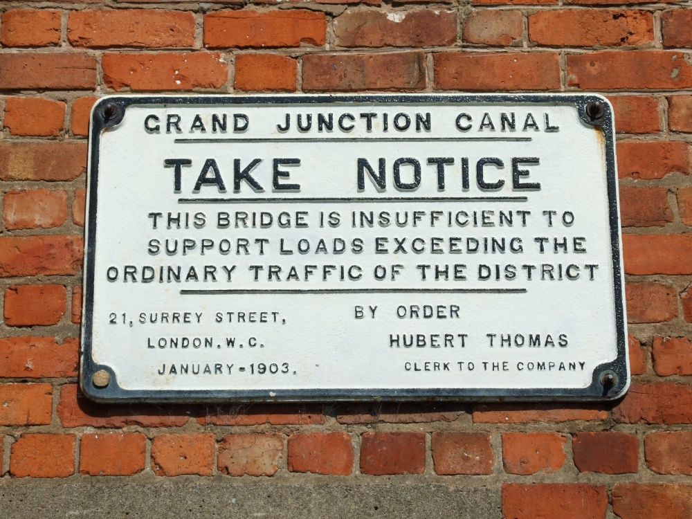 Sign at Sileby Mill