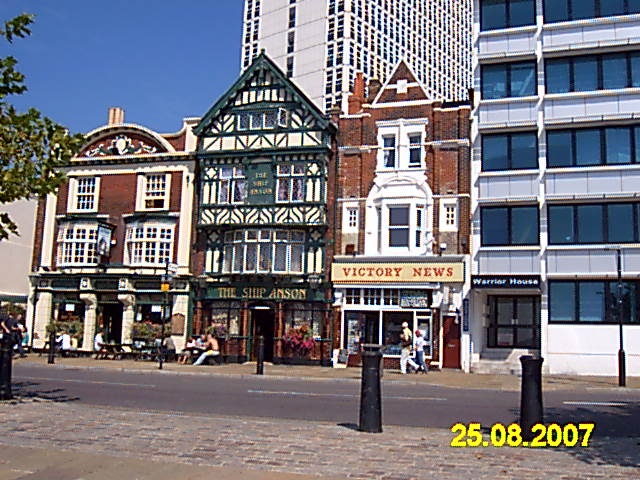 The Ship Anson Public house in Portsmouth, Hampshire