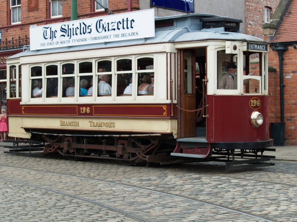 Single Deck Tram, Beamish Open Air Museum, Beamish, County Durham