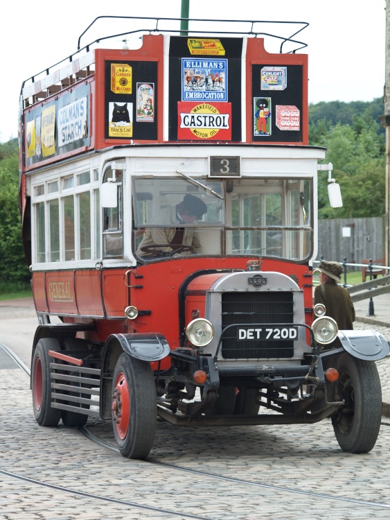 Open Top Double Decker, Beamish Open Air Museum, Beamish, County Durham