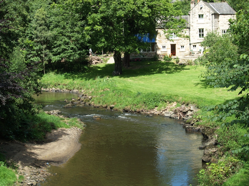 Photograph of View from the bridge at Egton, North Yorkshire