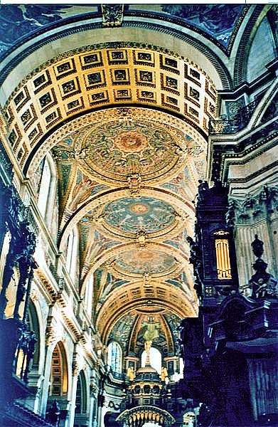 Inside St Paul's Cathedral  1990