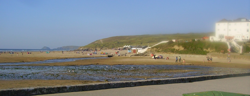 The beach at Perranporth, Cornwall