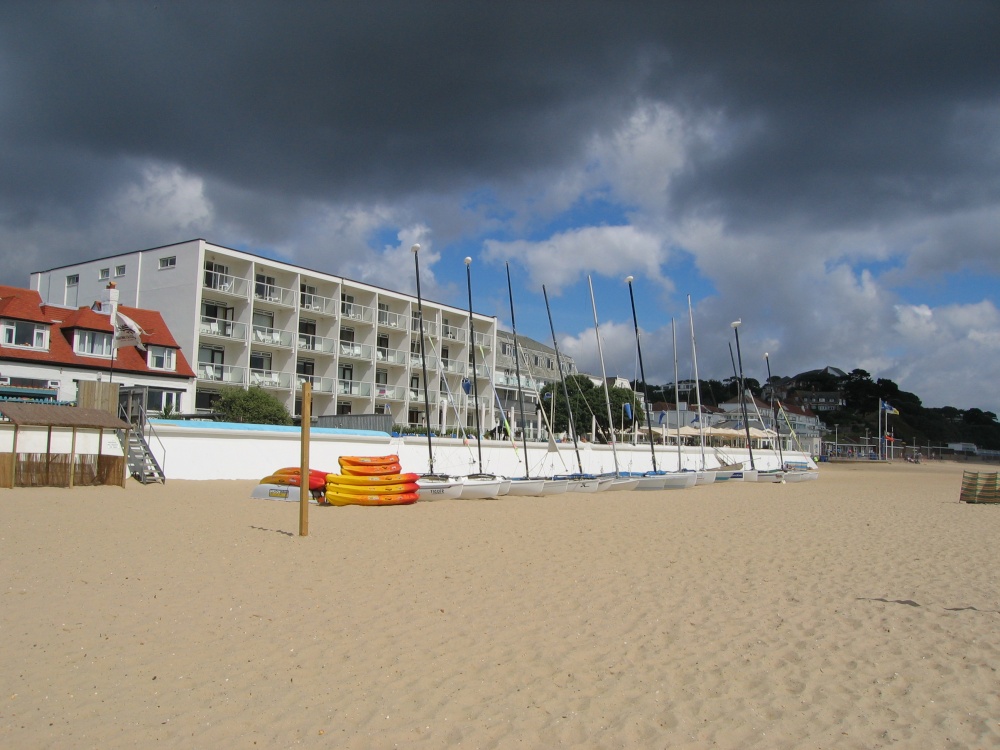 Storm approaching at Sandbanks, Dorset