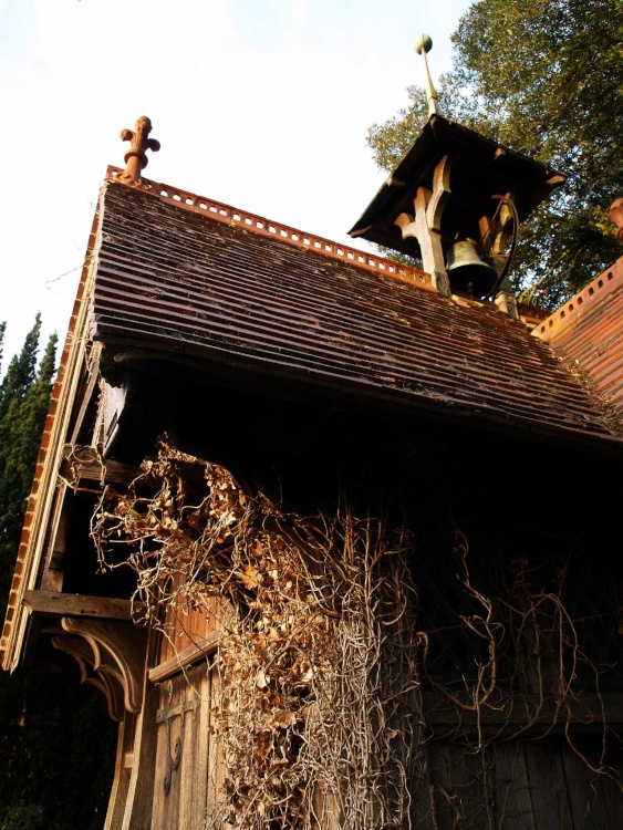 Strange cemetery gatehouse, Middle Claydon, Bucks