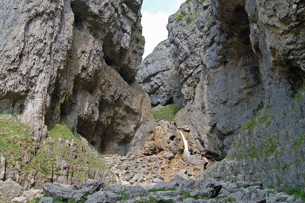 Gordale Scar in Malham, North Yorkshire photo by Brian Dugdale