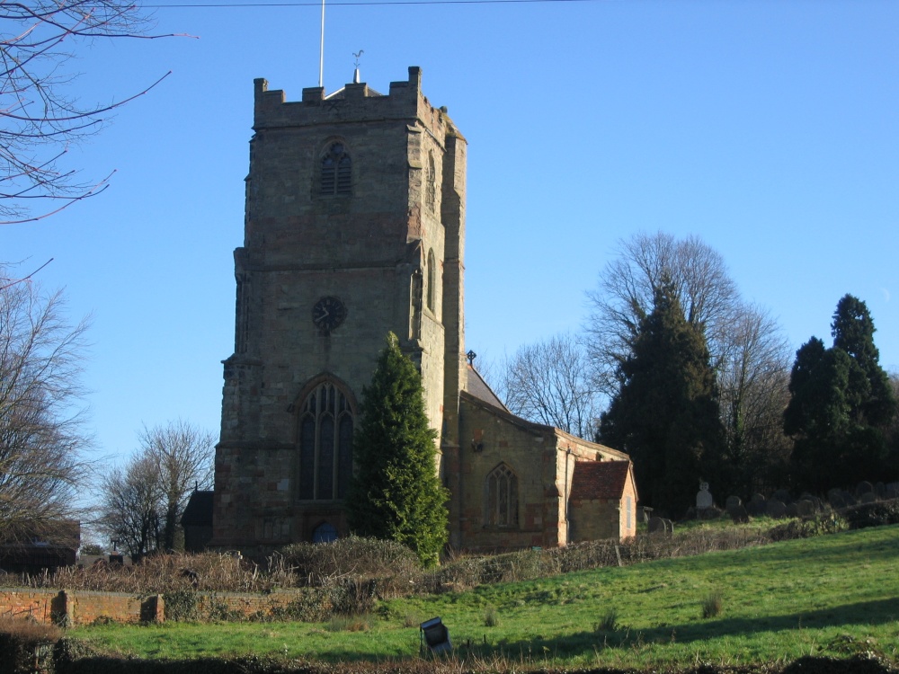 Photograph of Church in Brinklow, Warwickshire