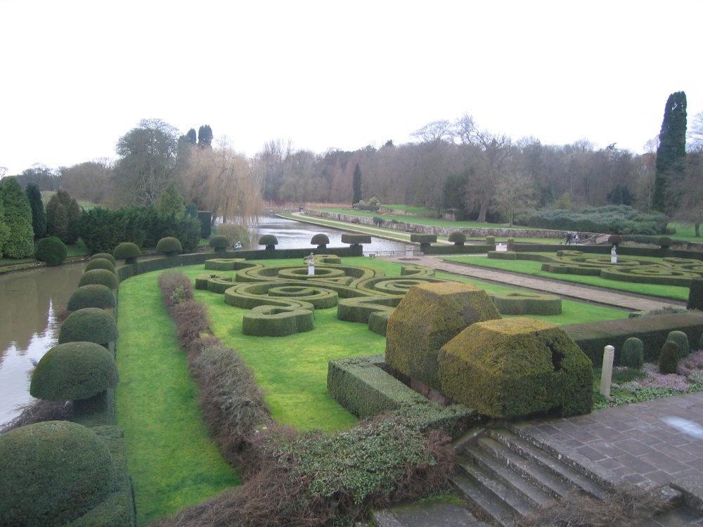 A view of the Gardens from Coombe Abbey Hotel, Warwickshire