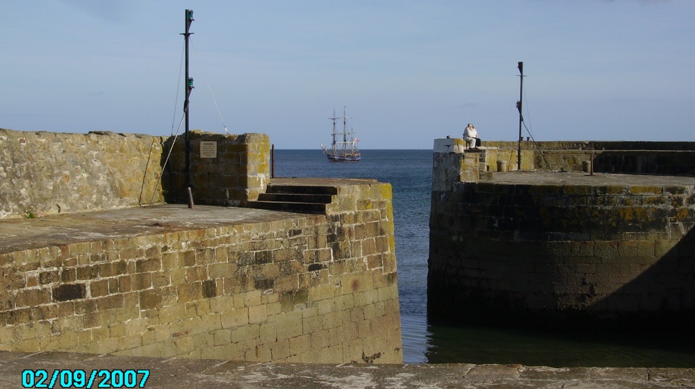 Harbour in Charlestown, Cornwall