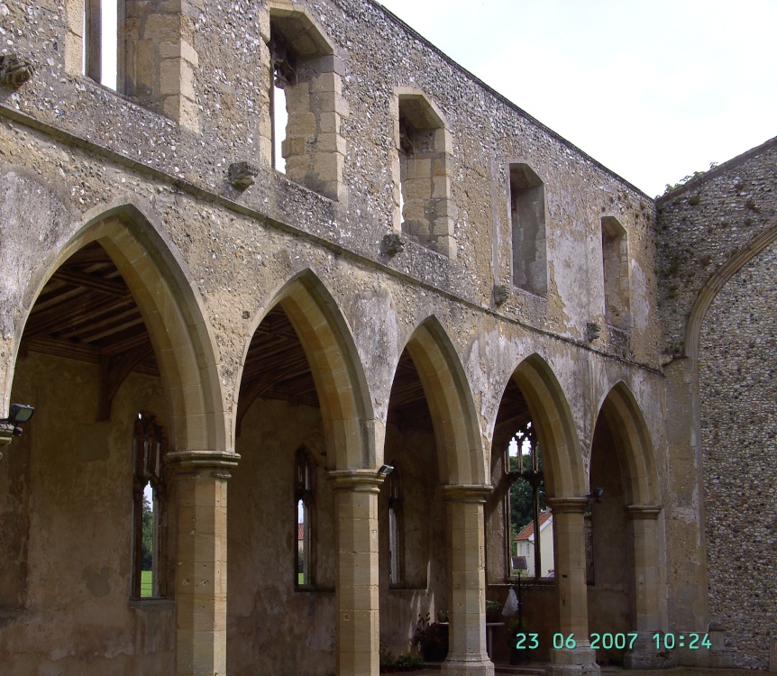Church remains, Oxborough, Norfolk