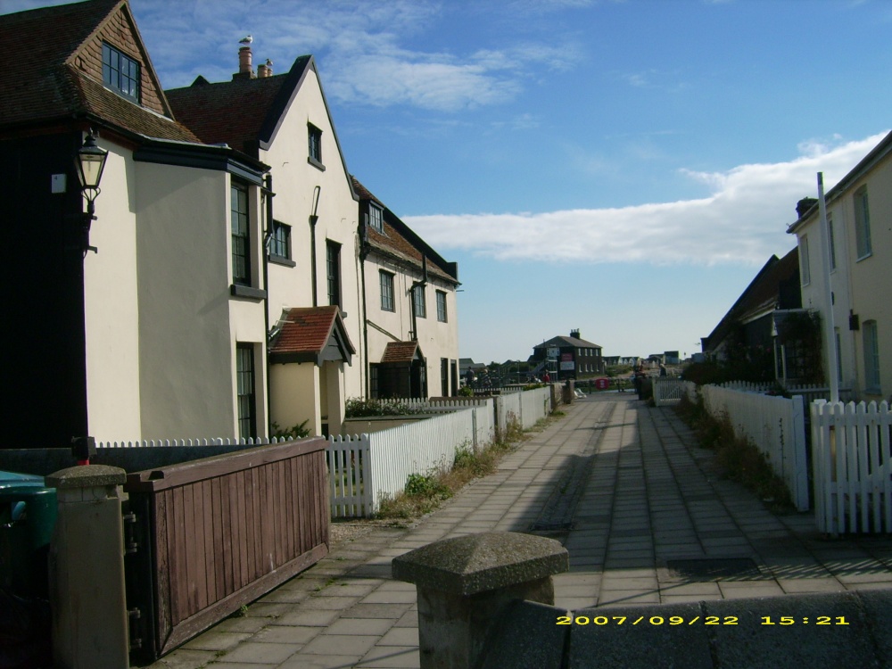 Cottages on Mudeford Quay, Mudeford, Dorset